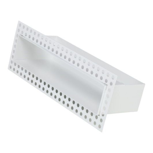 1059-OAD Open Air DOT putzbündige Ventilationsleiste 300 x 60 mm, weiß