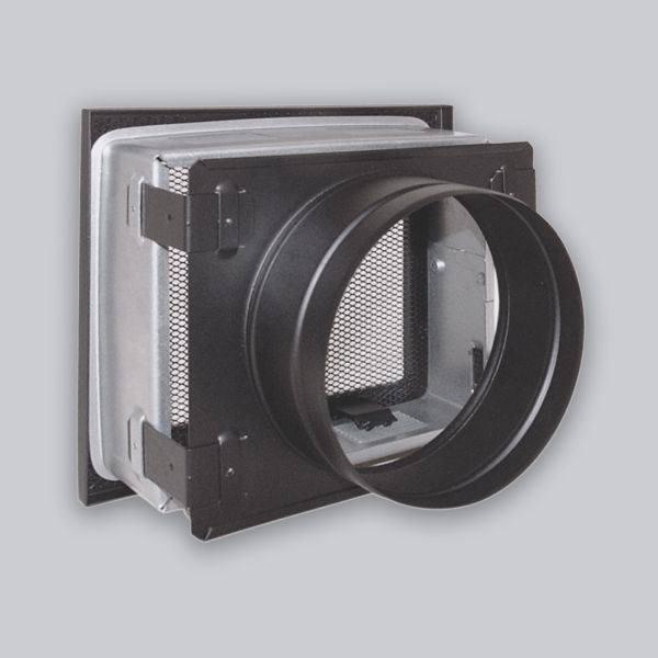 1761-VSB Stutzenblech 325 x 170 mm, mit 1 Stutzen Ø 150 mm, schwarz-1