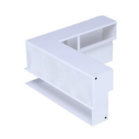 Open Air Curved Ecke 300 x 300 x 143 mm, wei&szlig;