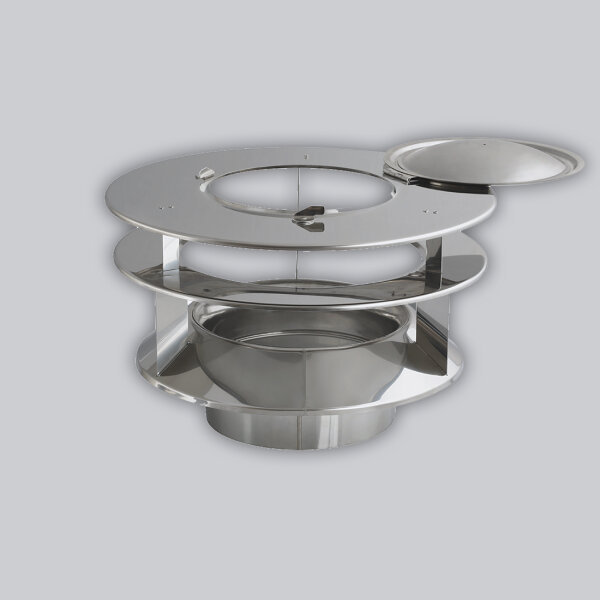 Haube zum Rauchsauger Ø 150 mm, Edelstahl