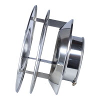 &Oslash; 200 mm Haube zum Rauchsauger, Edelstahl