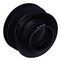 &Oslash; 150 mm Haube zum Rauchsauger, Edelstahl schwarz