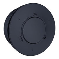 &Oslash; 200 mm Haube zum Rauchsauger, Edelstahl schwarz