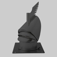 Schornsteinaufsatz Rotowent Dragon 1 aufklappbar mit...