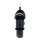 Ø 130 mm Schornsteinaufsatz Rotowent Dragon 2 aufklappbar zum Einstecken, Edelstahl, schwarz