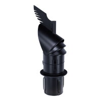 &Oslash; 150 mm Schornsteinaufsatz Rotowent Dragon 2 aufklappbar zum Einstecken, Edelstahl, schwarz