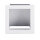 Open Air 6 LL Ventilationsbox mit Luftleitblech, mit Schutzgitter, 170 x 170 mm, weiß