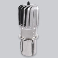 Schornsteinaufsatz Tulipan 2 zum Einstecken, Edelstahl,...