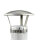 Ø 60 -80 mm Universal-Schornsteinhaube stufenlos verstellbar und aufklappbar, Edelstahl