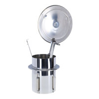 Ø 250 mm Schornsteinhaube zum Einstecken, Edelstahl