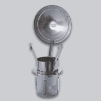 Schornsteinhaube zum Einstecken Ø 250 mm, Edelstahl