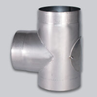 T-Stück 90° Kompakt mit Revisionstür,...