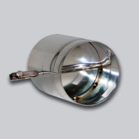 Absperrklappe mit 8 x 8 Innenvierkant...