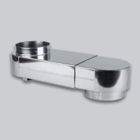 Flachbogen teleskopisch ausziehbar, Edelstahl 2 mm,...