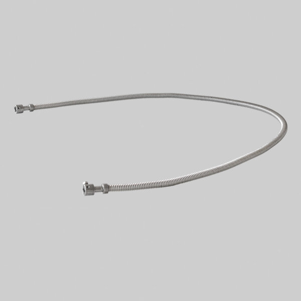 Biegsame Welle 1000 mm für Umlenkklappe und Stellhebel mit zweimal 8 x 8 mm Innenvierkant