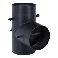 &Oslash; 150 mm Umlenkklappe Kompakt (Bypassklappe) mit Revisionst&uuml;r, 8 x 8 mm Innenvierkant, dichtschlie&szlig;end, Senotherm 2 mm