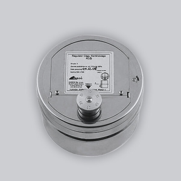 Zugregler Ø 150 mm, inkl. Montageklemme, Edelstahl