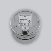 Zugregler Ø 150 mm, inkl. Montageklemme, Edelstahl