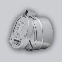 Zugregler mit Explosionsöffnung und Stutzen Ø...