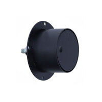 putzb&uuml;ndiger Stellhebel mit Magnetverschluss, rund, schwarz