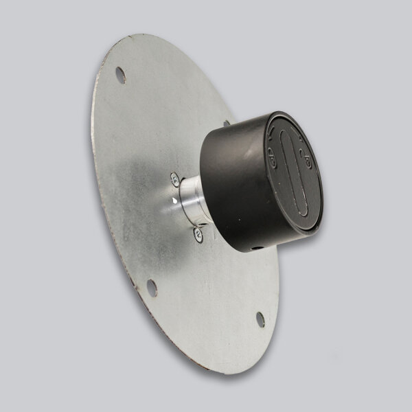 Drehknopf Unterputz mit 8 x 8 mm Anschluss, schwarz