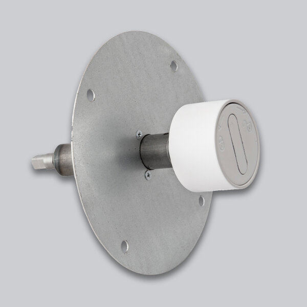 Drehknopf Unterputz mit 8 x 8 mm Anschluss, weiß