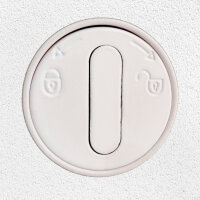 Drehknopf Unterputz mit 8 x 8 mm Anschluss, weiß