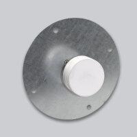 Drehknopf Aufputz mit 8 x 8 mm Anschluss, weiß