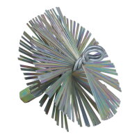 &Oslash; 150 mm Schornsteinbesen Stahl