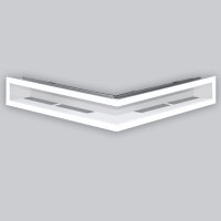 Airliner 90° 50-10, Ventilationsleiste über Eck,...