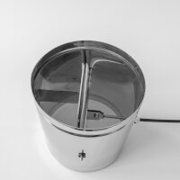 Edelstahl-Absperrklappe mit Bowdenzug, 2...