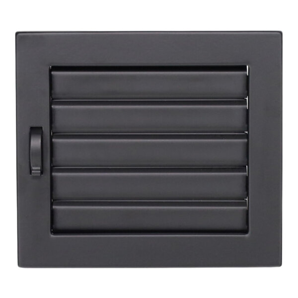 Ventlab Lamellengitter verstellbar 190 x 170 mm, schwarz