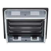 Ventlab Lamellengitter verstellbar 190 x 170 mm, schwarz