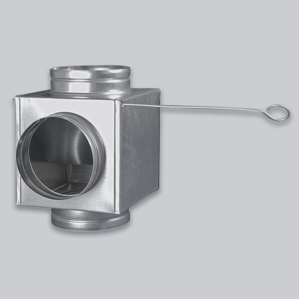 Luftverteilerbox T 3-fach mit Umlenkung, Ø 150 mm
