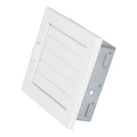 Ventlab Lamellengitter verstellbar 190 x 170 mm, weiß