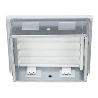 Ventlab Lamellengitter verstellbar 190 x 170 mm, wei&szlig;