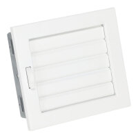 Ventlab Lamellengitter verstellbar 190 x 170 mm, wei&szlig;