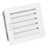 Ventlab Lamellengitter verstellbar 190 x 170 mm, wei&szlig;