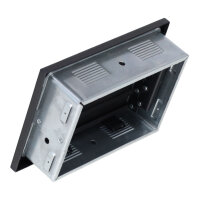 Ventlab Lamellengitter verstellbar 200 x 145 mm, schwarz