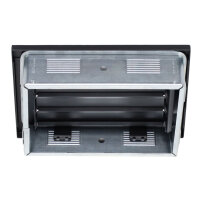 Ventlab Lamellengitter verstellbar 200 x 145 mm, schwarz