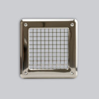 Schutzgitter Edelstahl, Blendrahmen, 175 x 175 mm