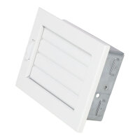 Ventlab Lamellengitter verstellbar 200 x 145 mm, weiß