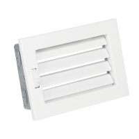 Ventlab Lamellengitter verstellbar 200 x 145 mm, wei&szlig;