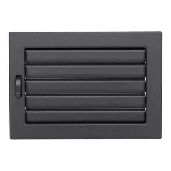 Ventlab Lamellengitter verstellbar 240 x 170 mm, schwarz