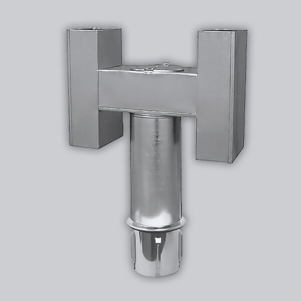 Schornsteinaufsatz H-Type zum Einstecken, Edelstahl, Ø 180 mm