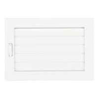 Ventlab Lamellengitter verstellbar 240 x 170 mm, weiß