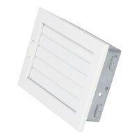 Ventlab Lamellengitter verstellbar 240 x 170 mm, weiß