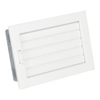 Ventlab Lamellengitter verstellbar 240 x 170 mm, wei&szlig;