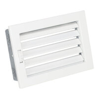 Ventlab Lamellengitter verstellbar 240 x 170 mm, wei&szlig;