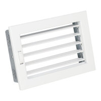 Ventlab Lamellengitter verstellbar 240 x 170 mm, wei&szlig;